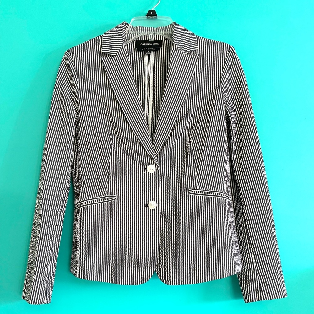 Jones NY  Cotton Stylish Women’s Blazer - Picture 2 of 13